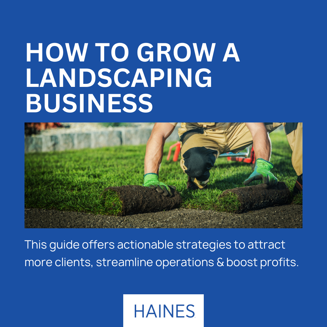 grow a landscaping business