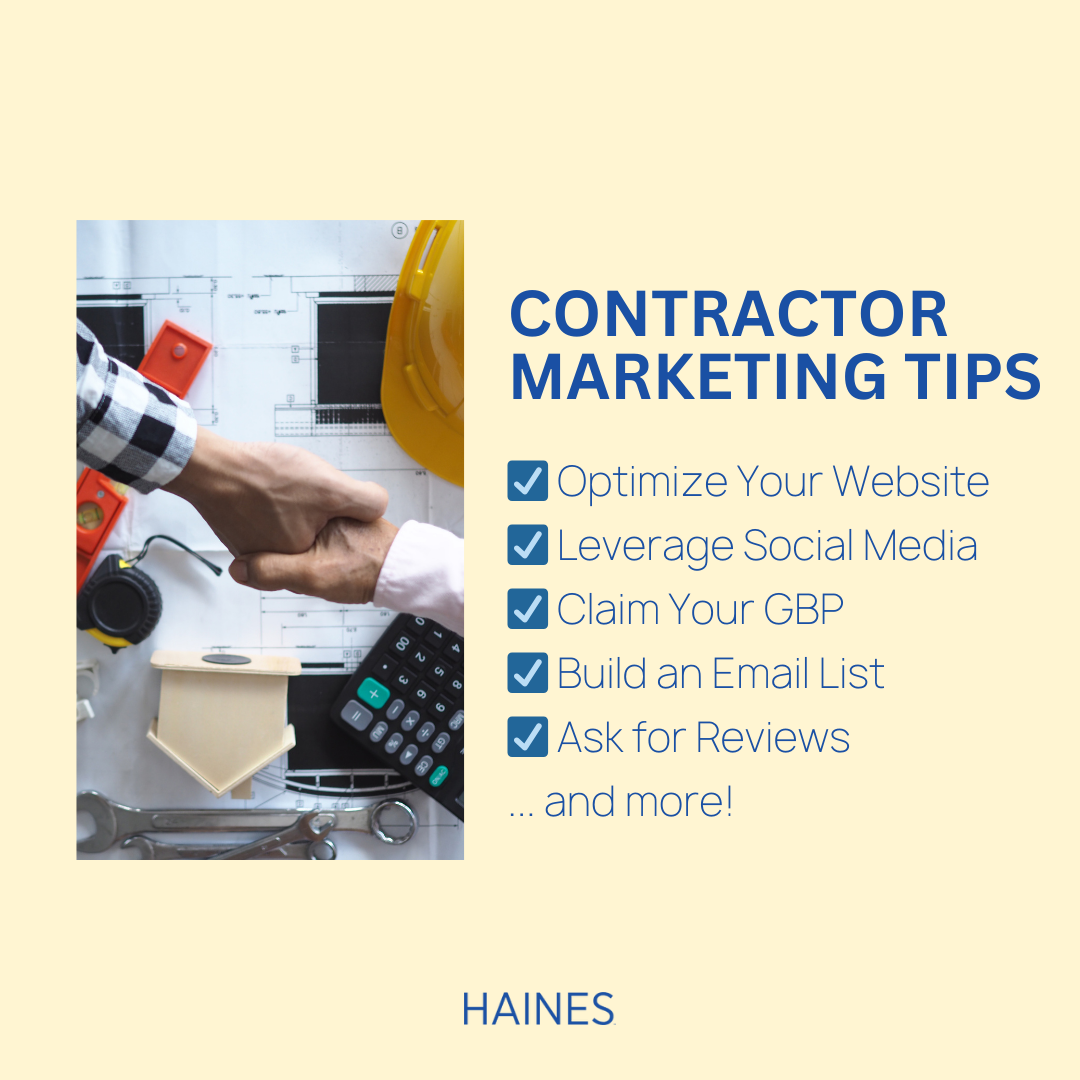 contractor marketing tips